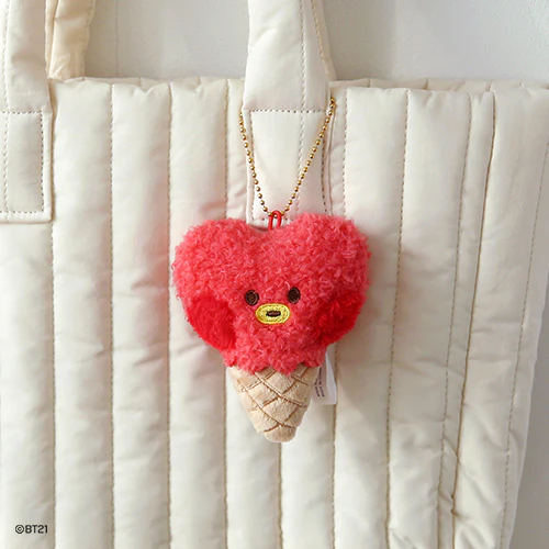 BT21 MININI ICE CREAM PLUSH KEYRING - Image 8