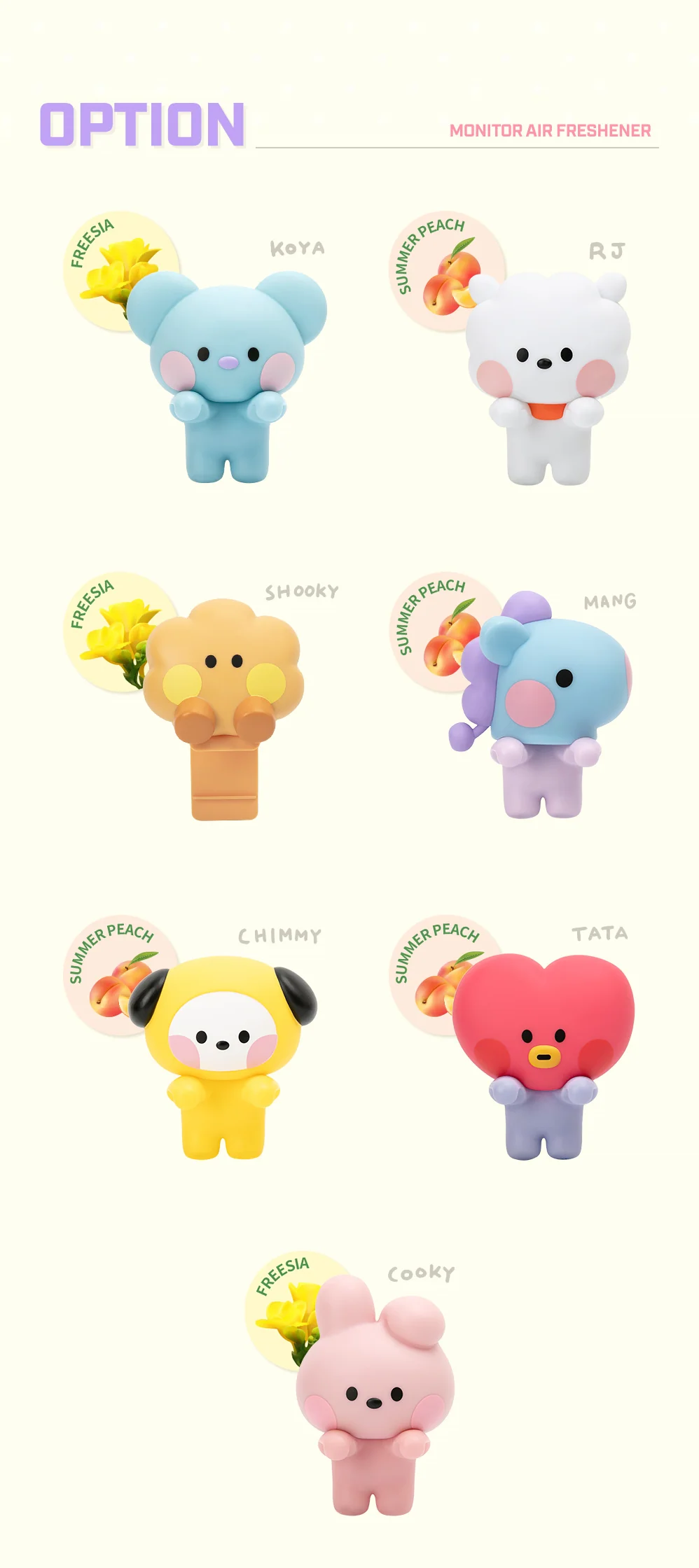 BT21 MININI MONITOR AIR FRESHENER - Image 11