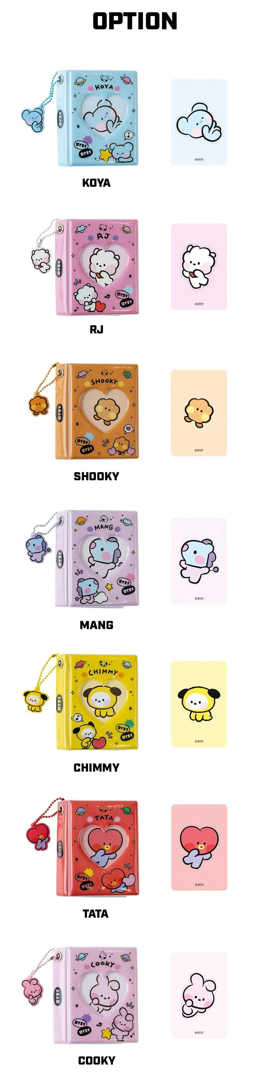 BT21 MININI PHOTO BINDER - Image 5