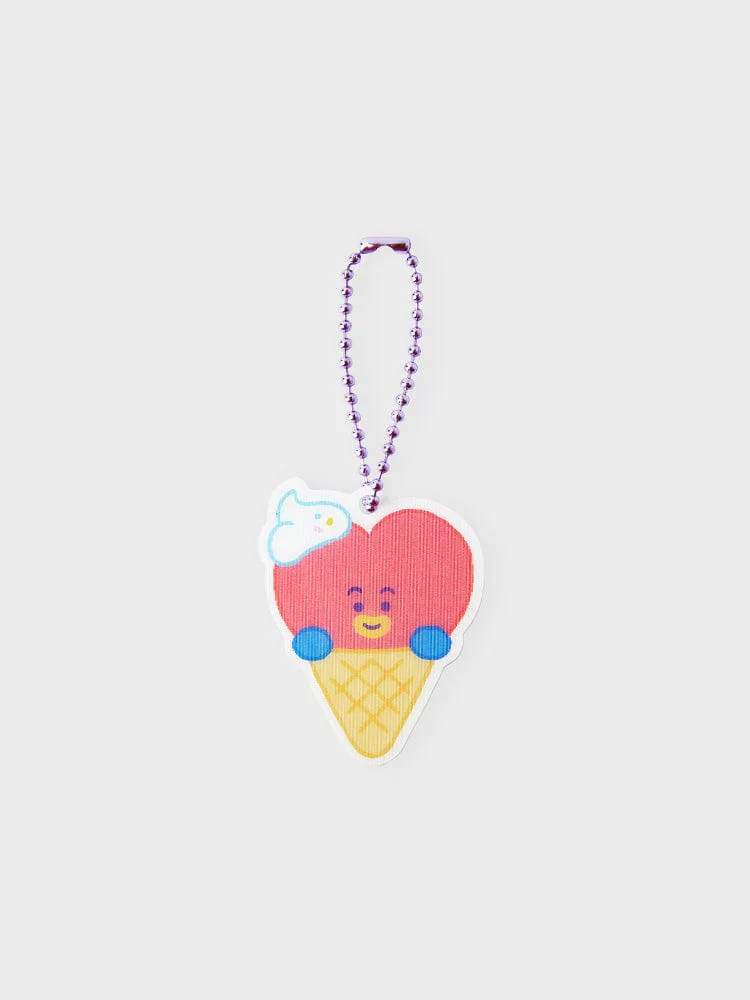 BT21 ON THE CLOUD RENTICULAR KEYRING - Image 2