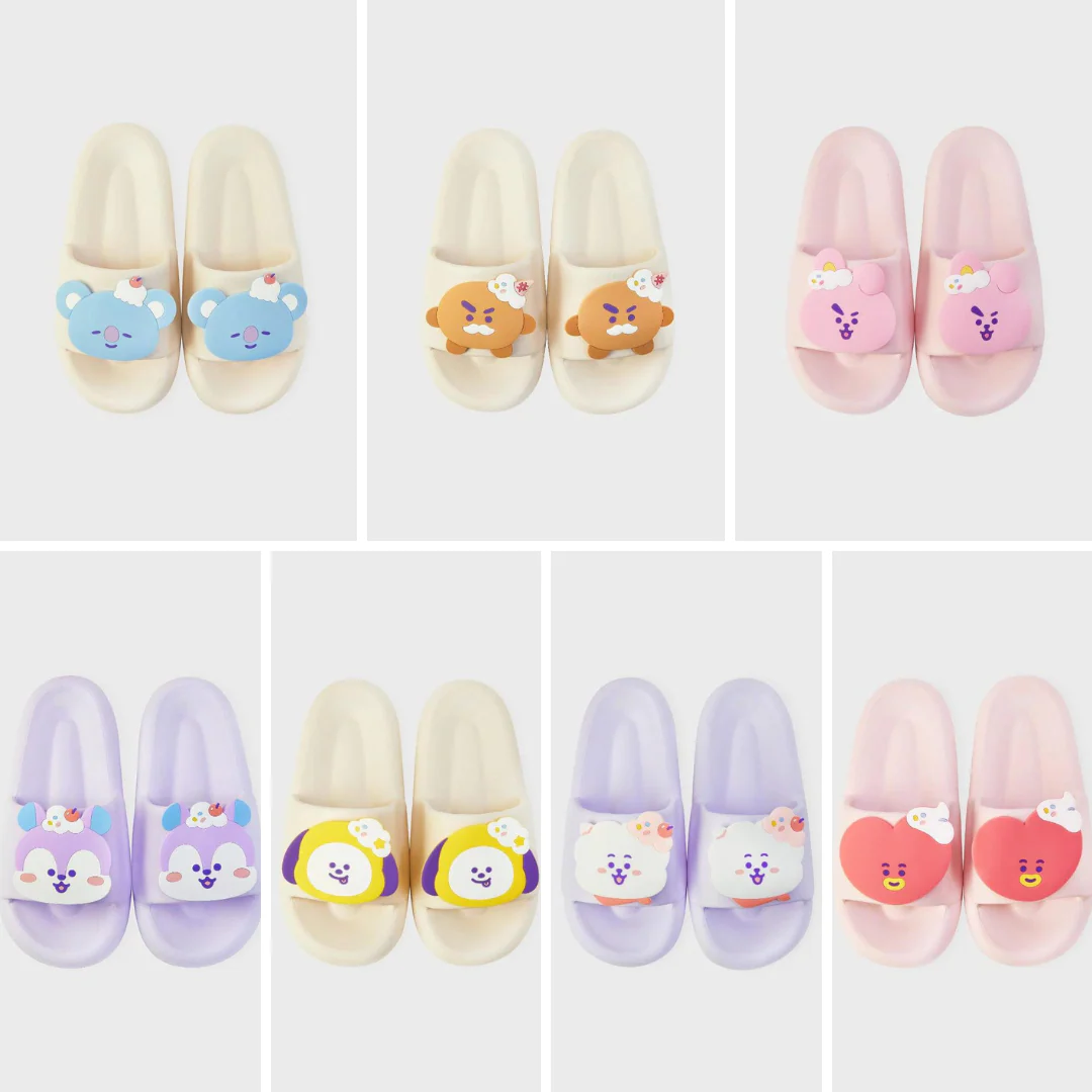 BT21 ON THE CLOUD SLIPPER
