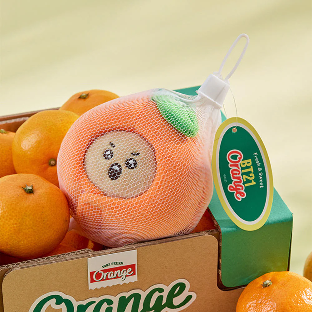 BT21 - ORANGE PARTY OFFICIAL MD BABY DOLL KEYRING - Image 6