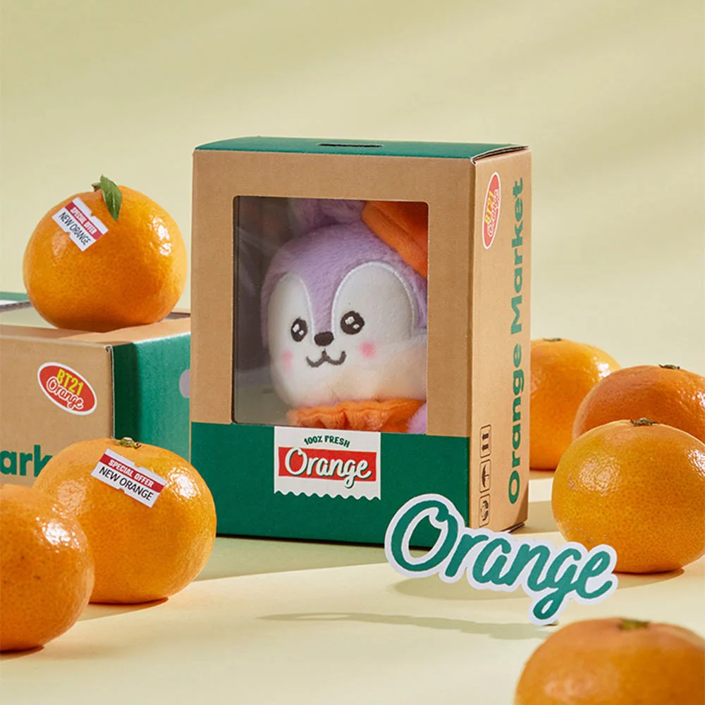 BT21 - ORANGE PARTY OFFICIAL MD BABY SMALL DOLL - Image 5