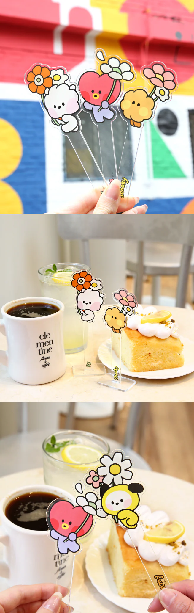 BT21 PHOTO PROP HAPPY FLOWER - Image 2
