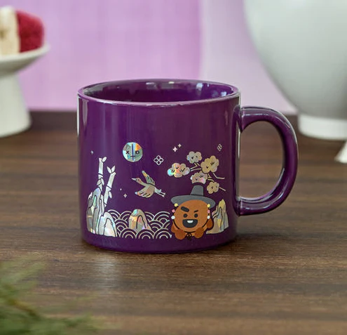 BT21 - PREMIUM K EDITION MOTHER OF PEARL GRAPHIC MUG CUP (320ml) - Image 3