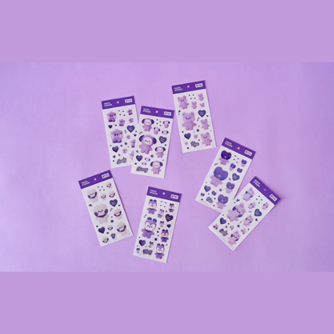 BT21 PURPLE OF WISH EDITION MININI STICKER