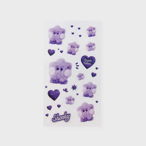 BT21 PURPLE OF WISH EDITION MININI STICKER - Image 7