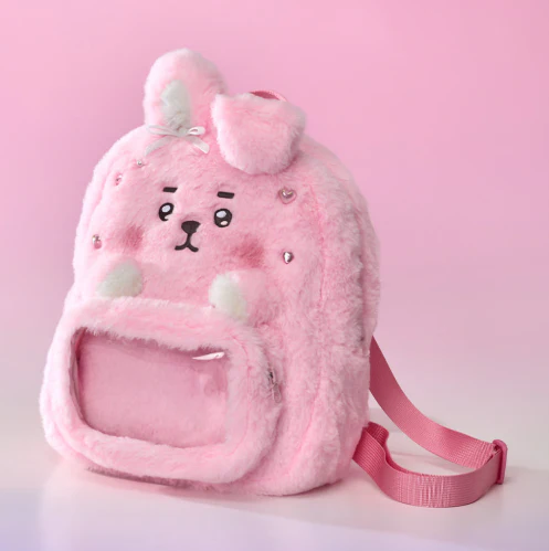 BT21 - RIBBONED U BABY CLEAR POCKET PLUSH BAG - Image 5