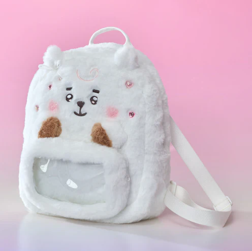 BT21 - RIBBONED U BABY CLEAR POCKET PLUSH BAG - Image 7