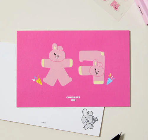 BT21 - SOUVENIR EDITION HANGEUL POSTCARD - Image 8