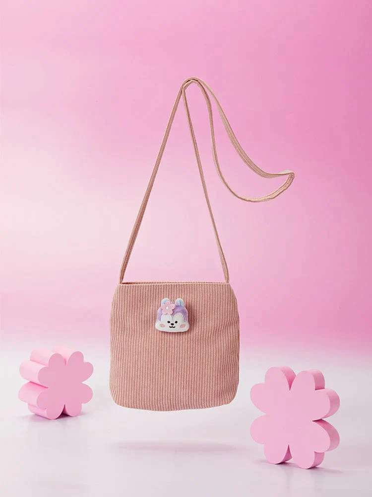 BT21 - SPRING DAYS MINI CORDUROY CROSSBODY BAG MANG