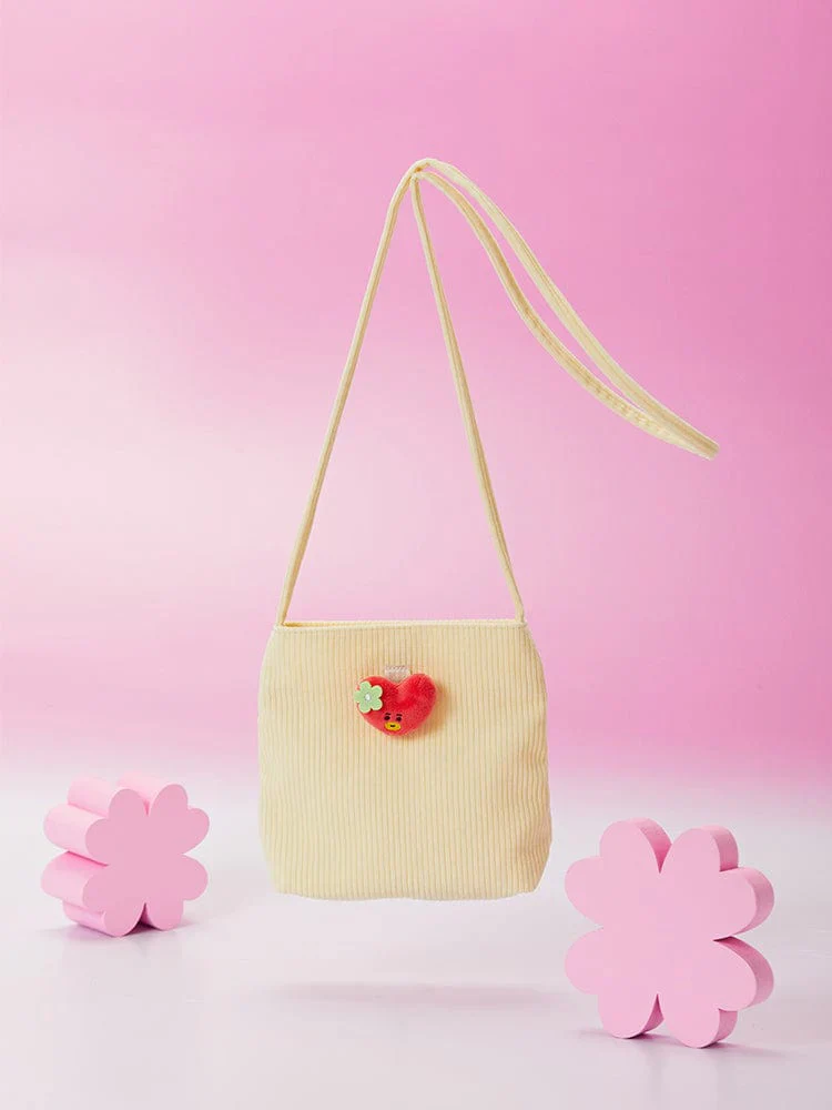 BT21 - SPRING DAYS MINI CORDUROY CROSSBODY BAG TATA