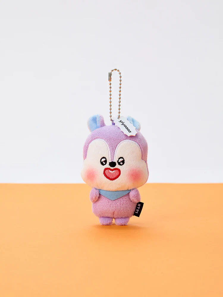BT21 - TODAY'S FACE HEARTBEAT PLUSH KEYRING - Image 5