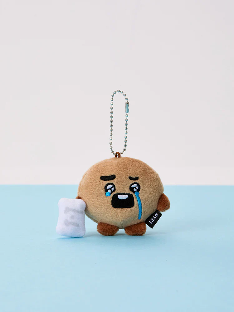 BT21 - TODAY'S FACE TEARDROP PLUSH KEYRING - Image 6