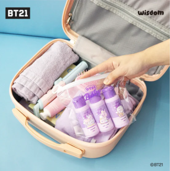 BT21 - TRAVEL KIT SET (SHAMPOO + CONDITIONER + BODY WASH)