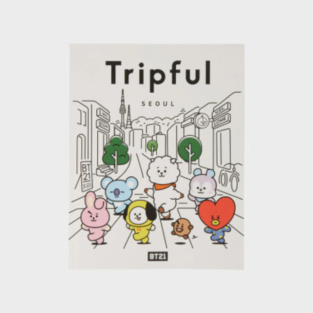 BT21 TRIPFUL SEOUL TRIP GUIDE BOOK