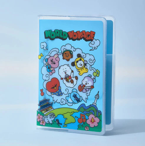 BT21 - WORLD VOYAGE PASSPORT CASE