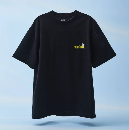 BT21 - WORLD VOYAGE SHORT SLEEVE T-SHIRT BLACK