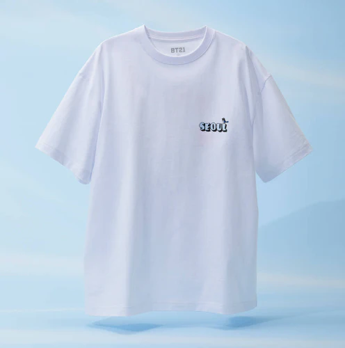 BT21 - WORLD VOYAGE SHORT SLEEVE T-SHIRT WHITE