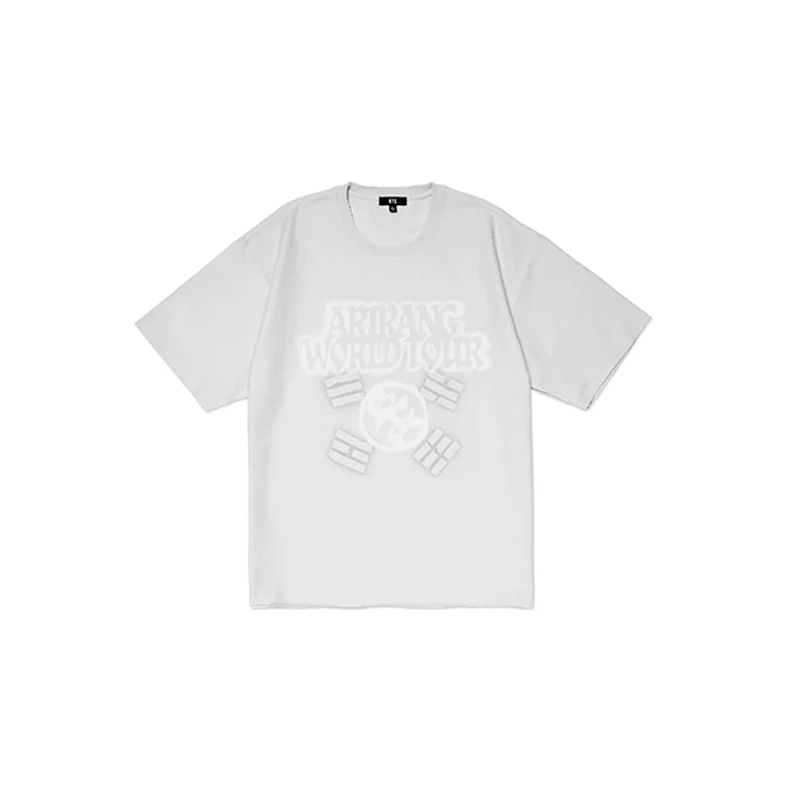 [2ND PRE-ORDER] BTS - ARIRANG WORLD TOUR OFFICIAL MD S/S TOUR T-SHIRT (GRAY)