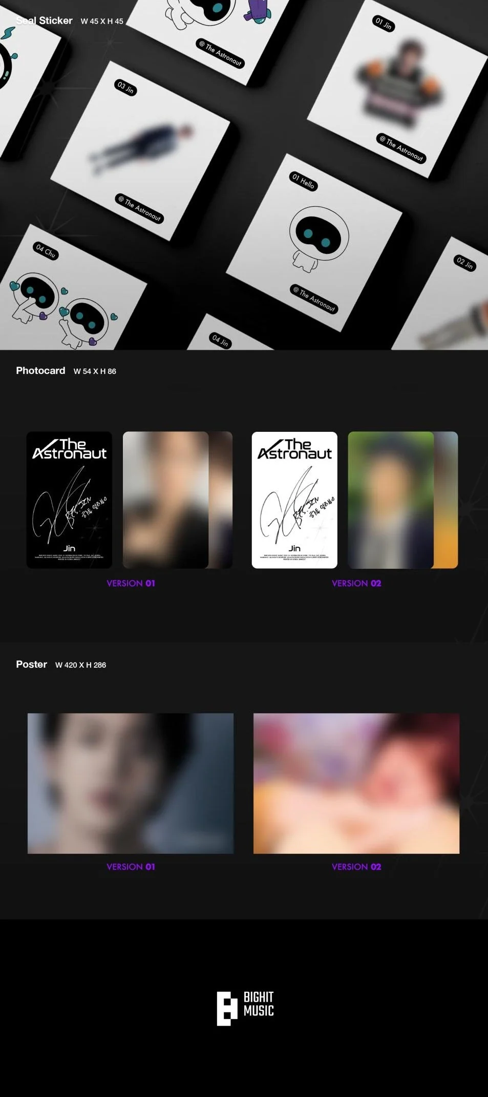 BTS JIN - THE ASTRONAUT 1ST SINGLE ALBUM STANDARD VER. - Image 7