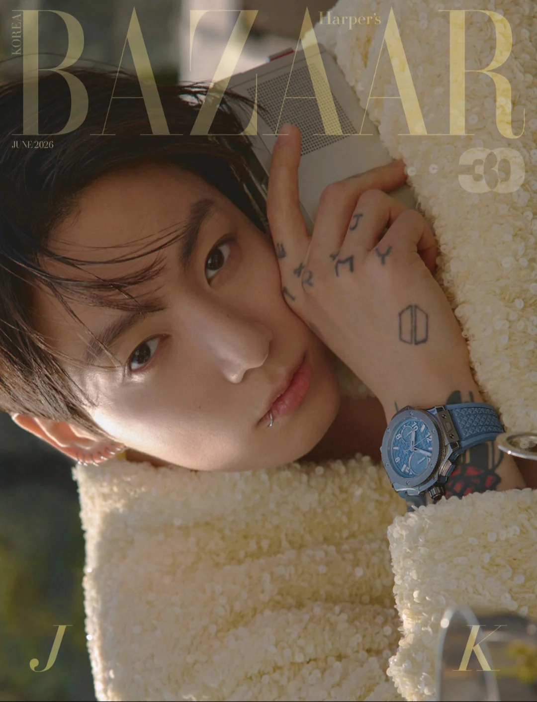 BTS JUNG KOOK - BAZAAR MAGAZINE 2026 JUNE ISSUE PACKAGE SET - Image 2