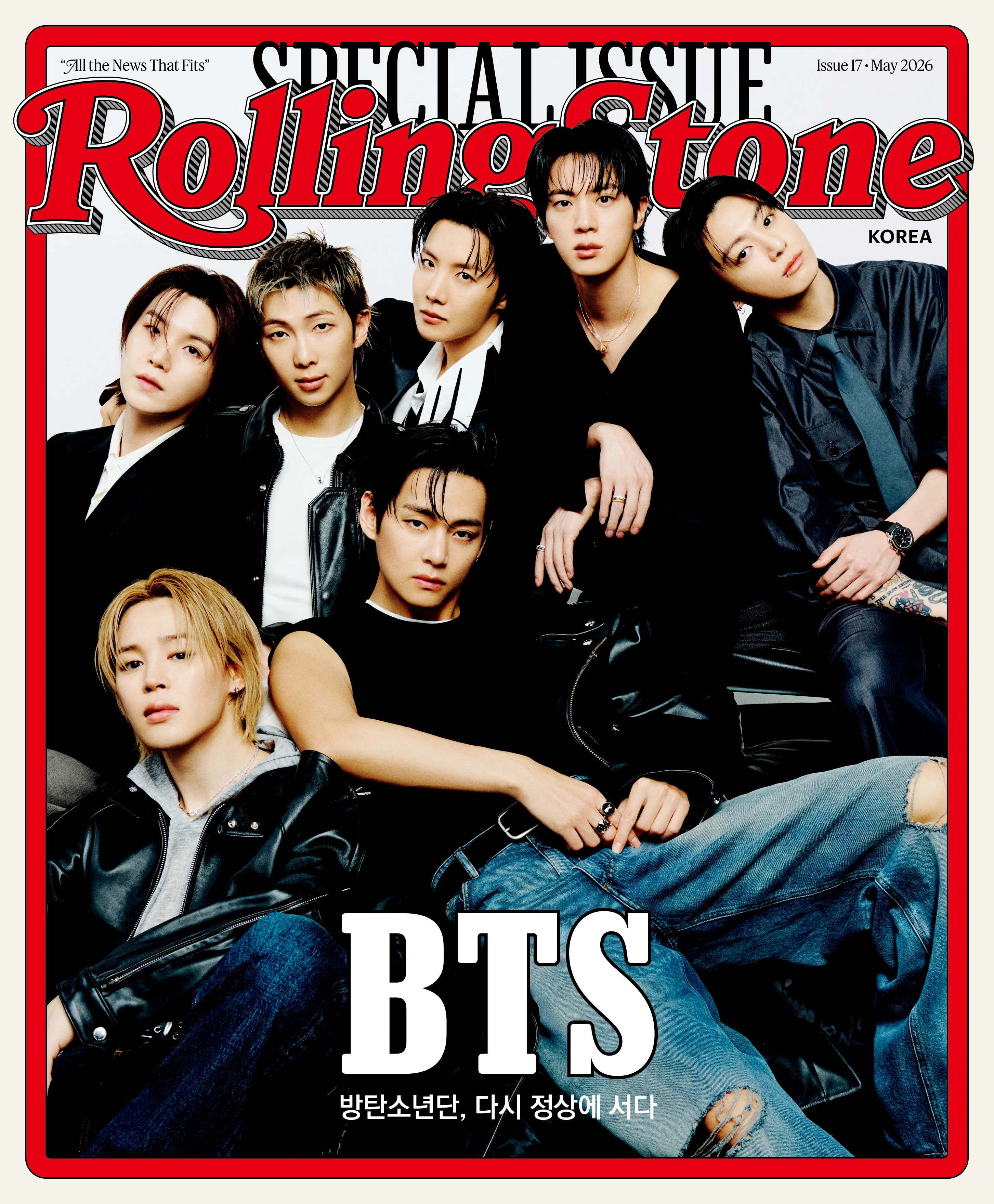 BTS - ROLLING STONE KOREA MAGAZINE 2026 MAY ISSUE 17 COVER