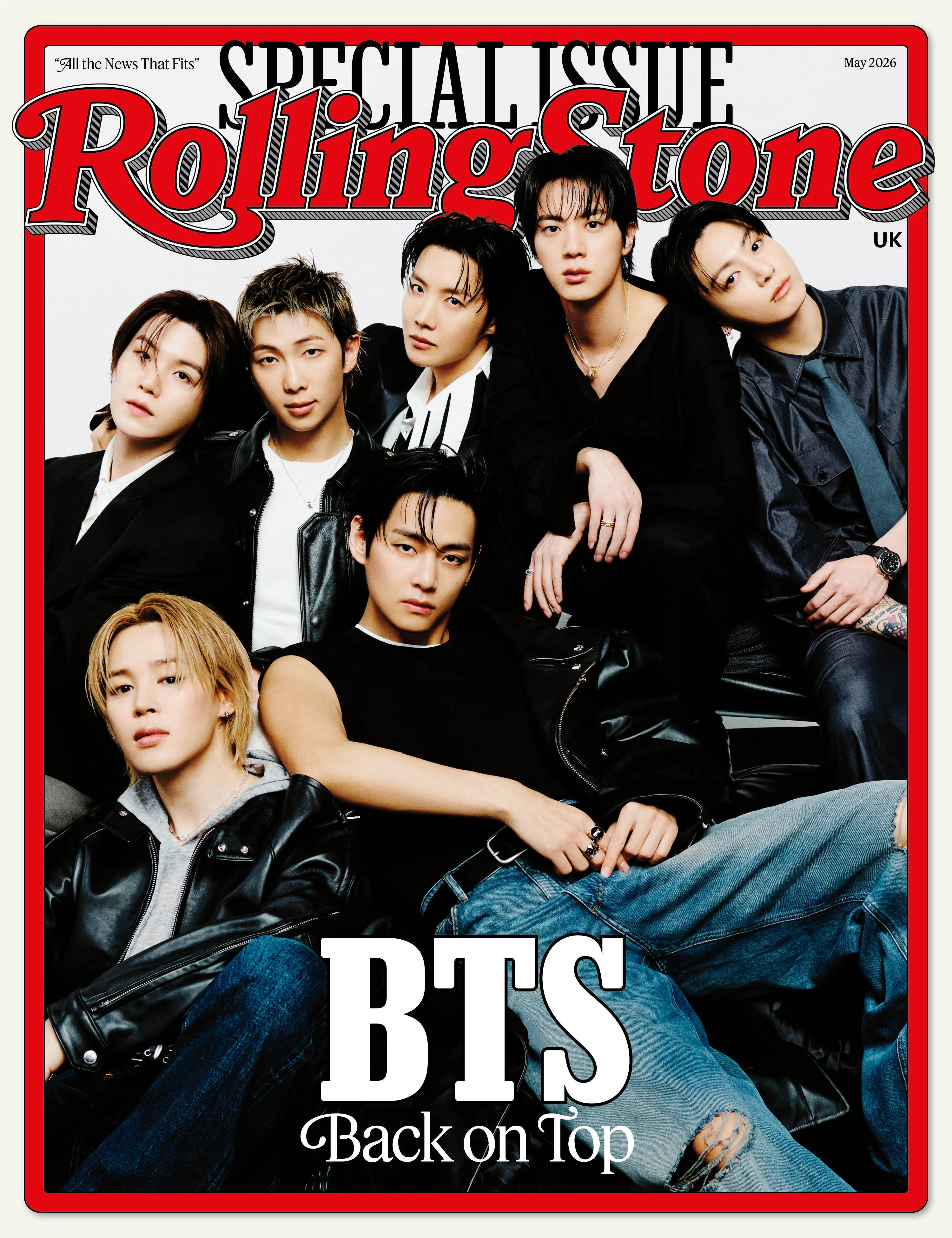 BTS - ROLLING STONE UK MAGAZINE MAY ISSUE COVER