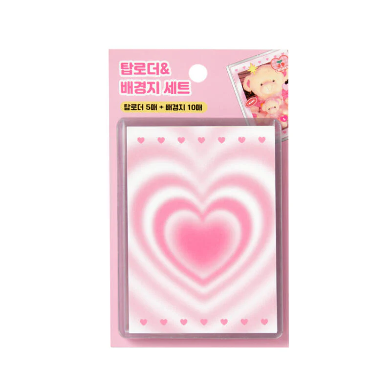 CHECK HEART TOPLOADER&INLAY SET