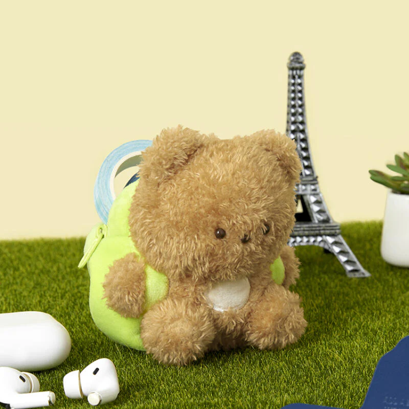 CLOVER BACKPACK BEAR PLUSH KEYRING