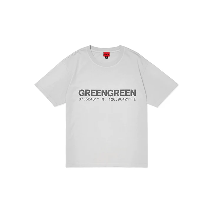 [2ND PRE-ORDER] CORTIS - GREENGREEN OFFICIAL MD S/S T-SHIRT CORTIS STUDIO (GRAY)