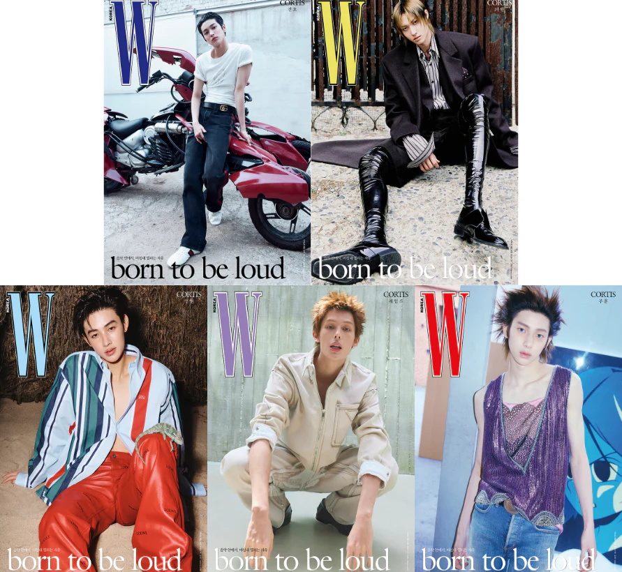 CORTIS - W MAGAZINE VOLUME 6 ISSUE COVER SET