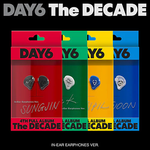 DAY6 - THE DECADE 4TH ALBUM IN-EAR EARPHONE VER RANDOM
