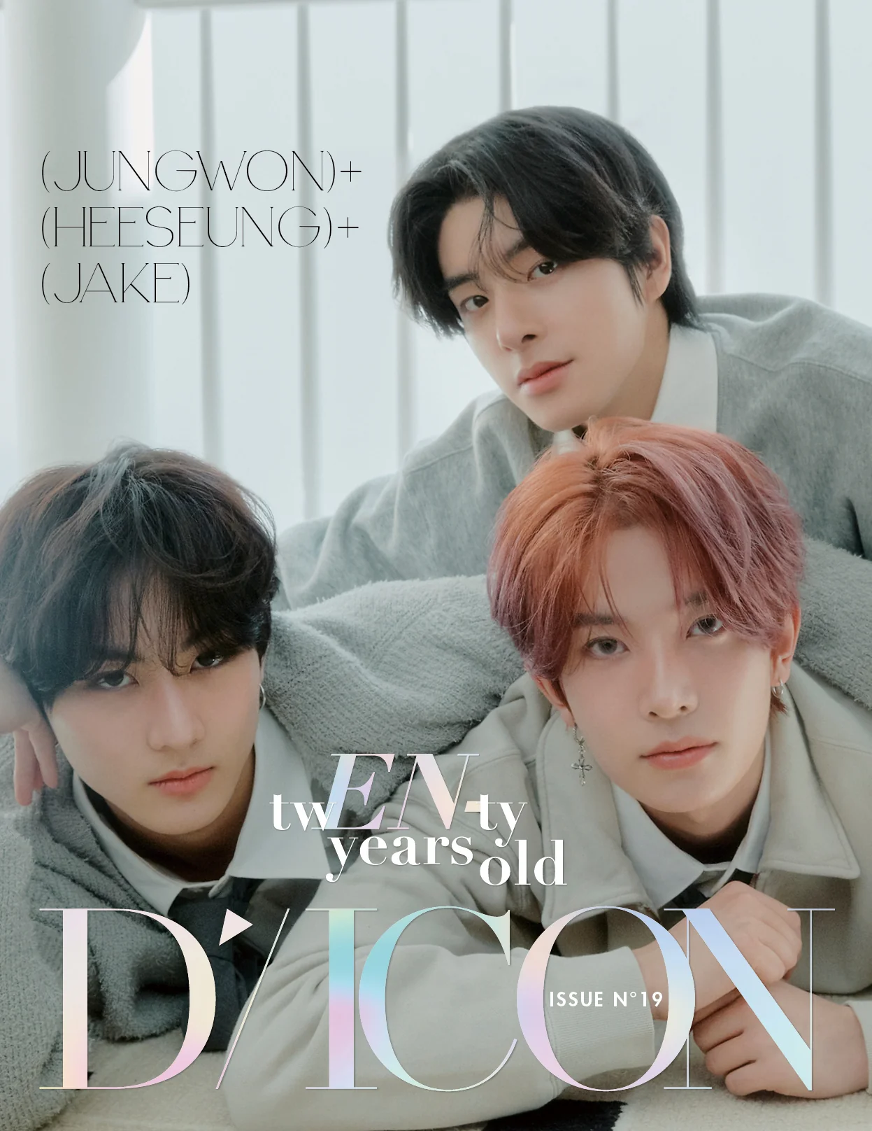 ENHYPEN - DICON VOLUME N°19 ENHYPEN : TW(EN-)TY YEARS OLD JUNGWON+HEESUENG+JAKE (UNIT 1)