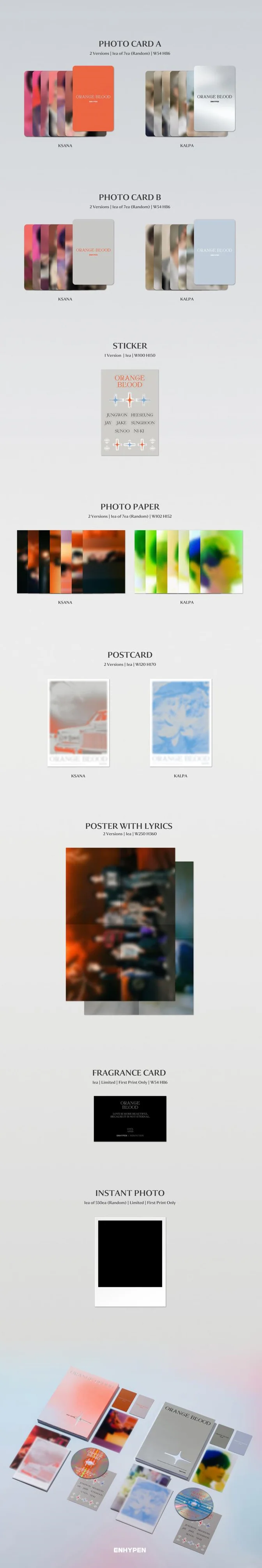 ENHYPEN - ORANGE BLOOD 5TH MINI ALBUM 2ND LUCKY DRAW EVENT - Image 19