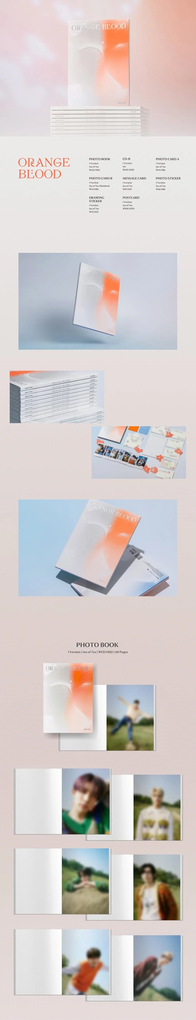 ENHYPEN - ORANGE BLOOD 5TH MINI ALBUM ENGENE VER. - Image 2