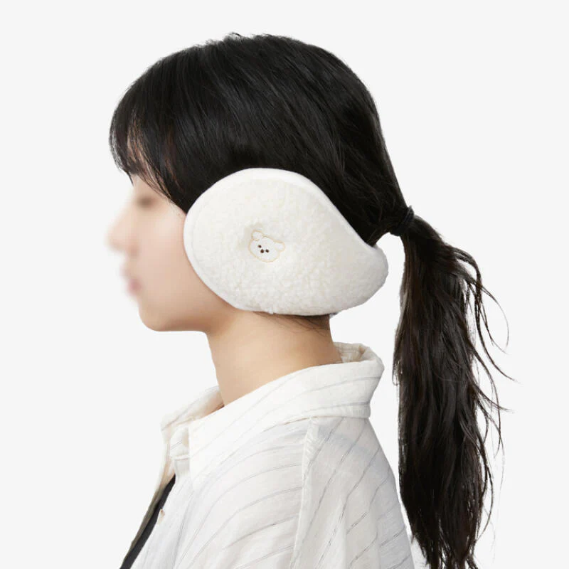 FLLEECE SPORTS EAR WARMERS IVORY