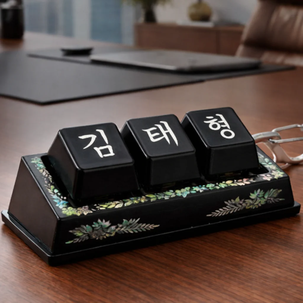 [FOR PURPLE ARMY] CUSTOM BTS BIAS KOREAN NAME MOP PATTERN KEYCAP KEYRING