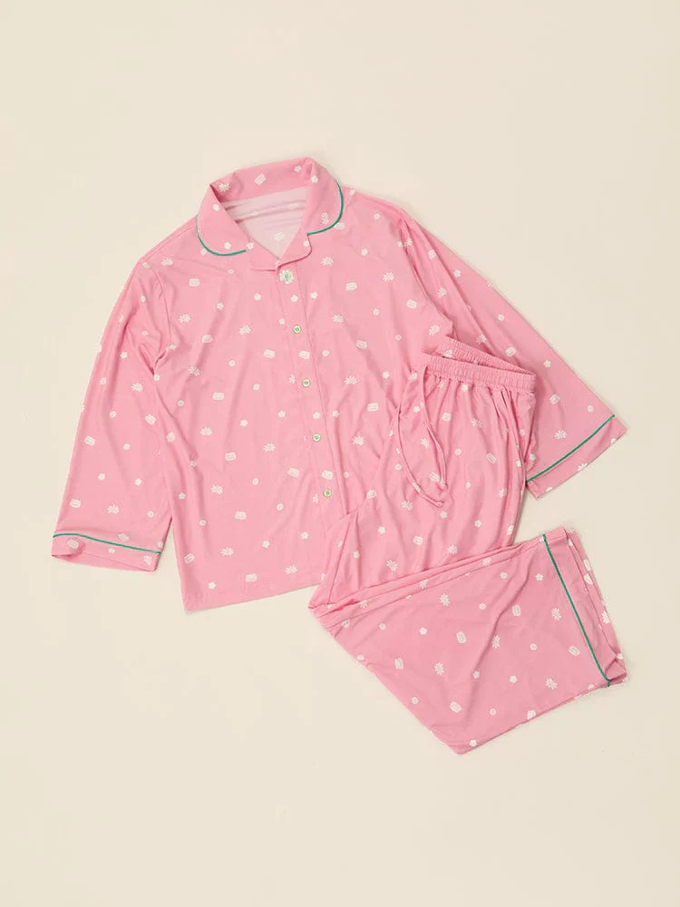 G-DRAGON - ZO&FRIENDS LUCKY SHOP OFFICIAL MD ZOA PAJAMA SET PINK