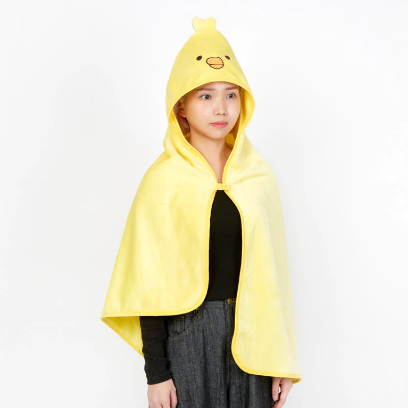 IRENE ANIMAL LAP BLANKET YELLOW