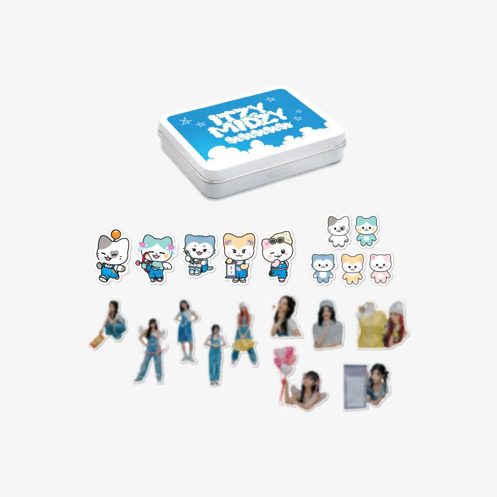 ITZY - ITZY X TWINZY POP UP STORE OFFICIAL MD TINCASE & STICKER SET