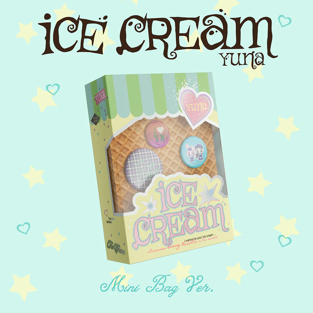ITZY YUNA - ICE CREAM 1ST MINI ALBUM MINI BAG VER (MD VER)