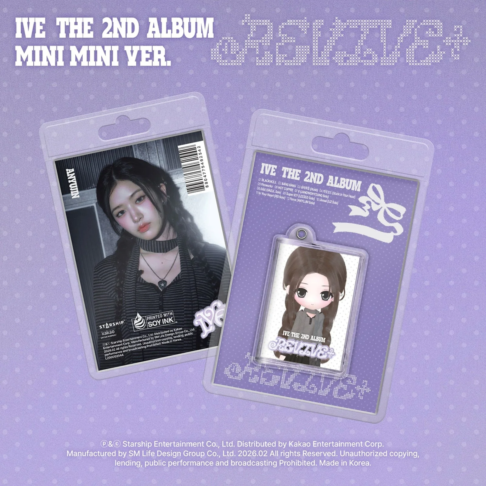 IVE - REVIVE+ 2ND ALBUM LIMITED MINI MINI VER