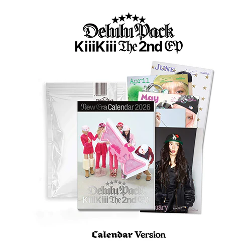 KIIIKIII - DELULU PACK 2ND EP ALBUM STANDARD CALENDAR VER