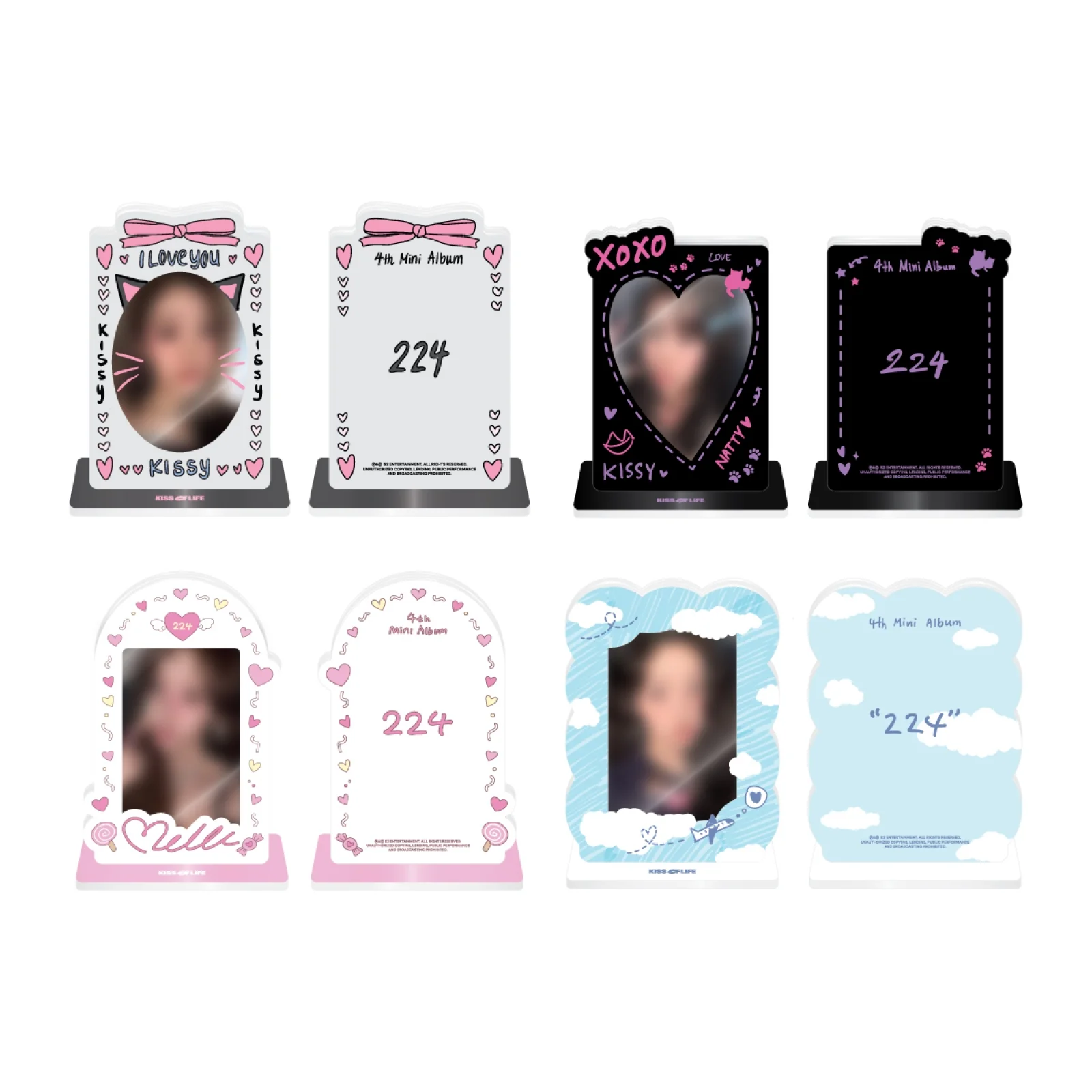 KISS OF LIFE - 224 4TH MINI ALBUM OFFICIAL MD ACRYLIC PHOTO STAND
