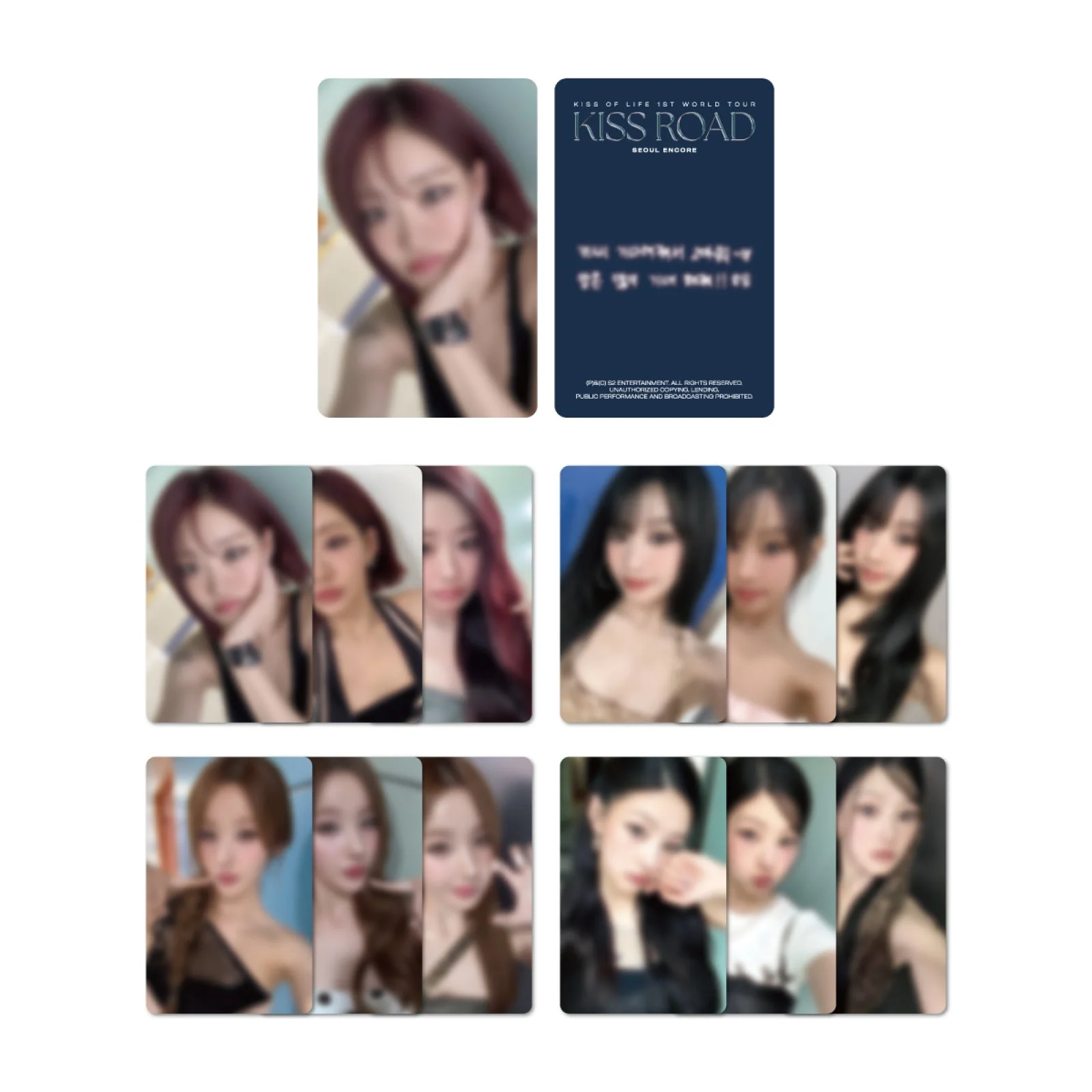 KISS OF LIFE - KISS ROAD 1ST WORLD TOUR IN SEOUL ENCORE OFFICIAL MD PHOTOCARD SET