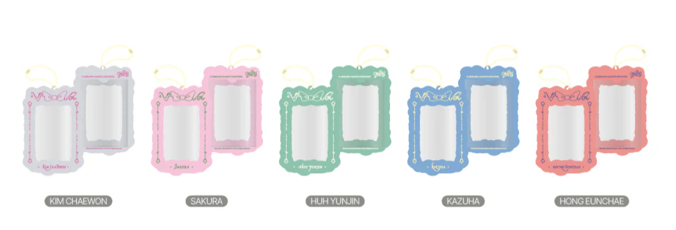 LE SSERAFIM - 2025 SEASON'S GREETINGS POP UP OFFICIAL MD PVC PHOTOCARD HOLDER