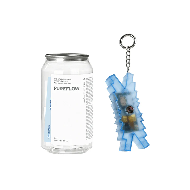 LE SSERAFIM - PUREFLOW 2ND ALBUM WEVERSE SHOP GIFT MINI CAMERA BLUE VER