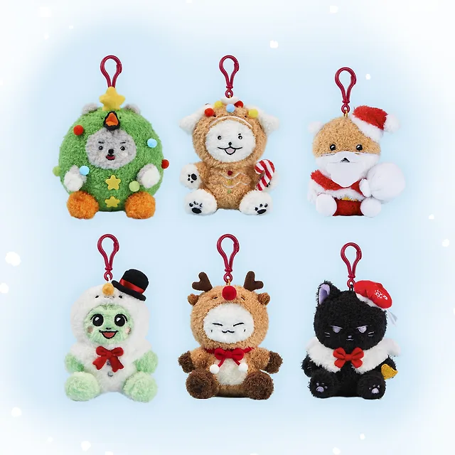 MONSTA X - MONMUNGCHI X WINTER EDITION WINTER COSTUME PLUSH KEYRING