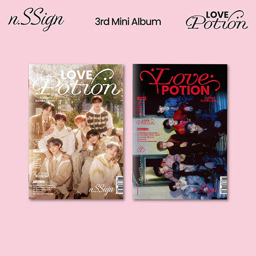 N.SSIGN - LOVE POTION 3RD MINI ALBUM FIRST MUSIC GIFT STANDARD RANDOM